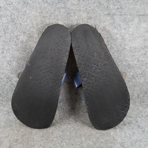 Moosefield Shoes Womens 38 Sandals Slip On Toe Loop Buckle Straps Flat Casual - Picture 10 of 11